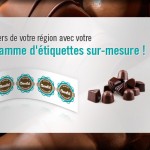 Etiquettes chocolatier