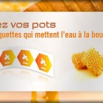 Etiquettes pour pots de miel